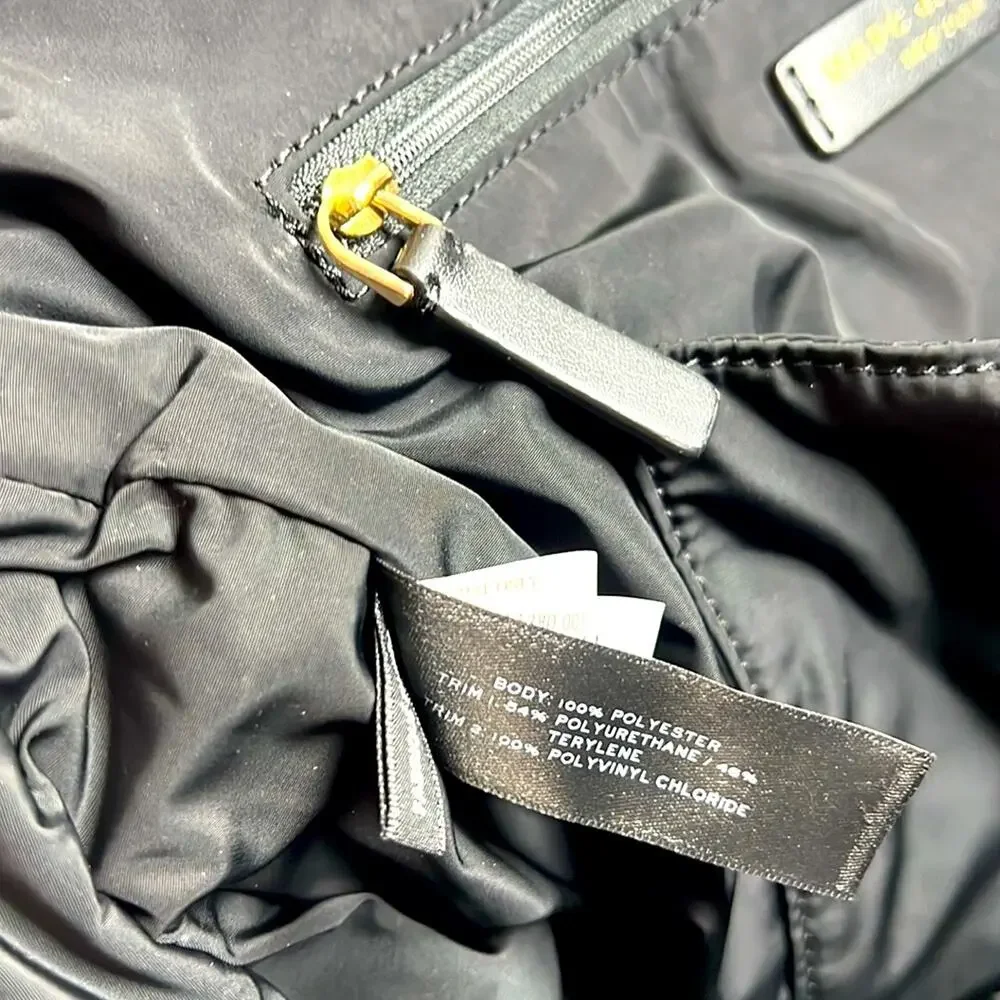 Marc Jacob’s Black Crossbody Nylon Quilted Diaper Travel Tote Bag